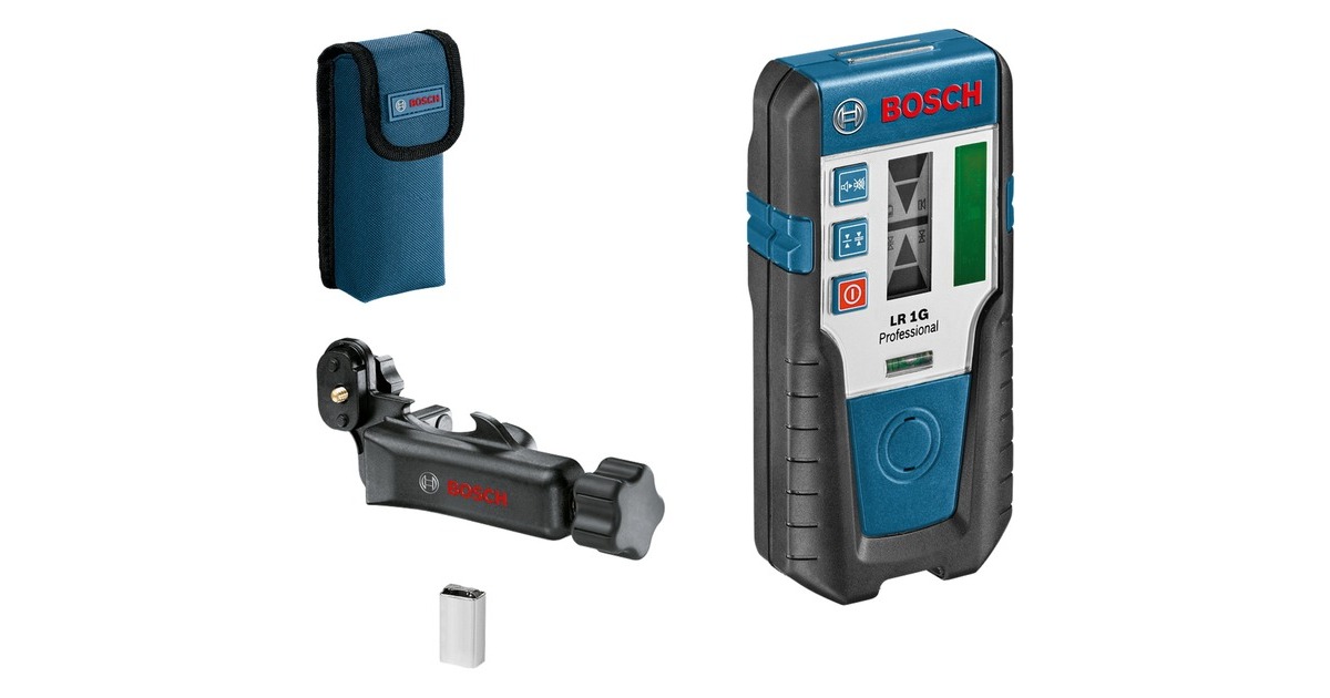 Bosch Laser-Empfänger LR 1 G Professional(blau/schwarz, für Rotationslaser GRL 300 HVG)