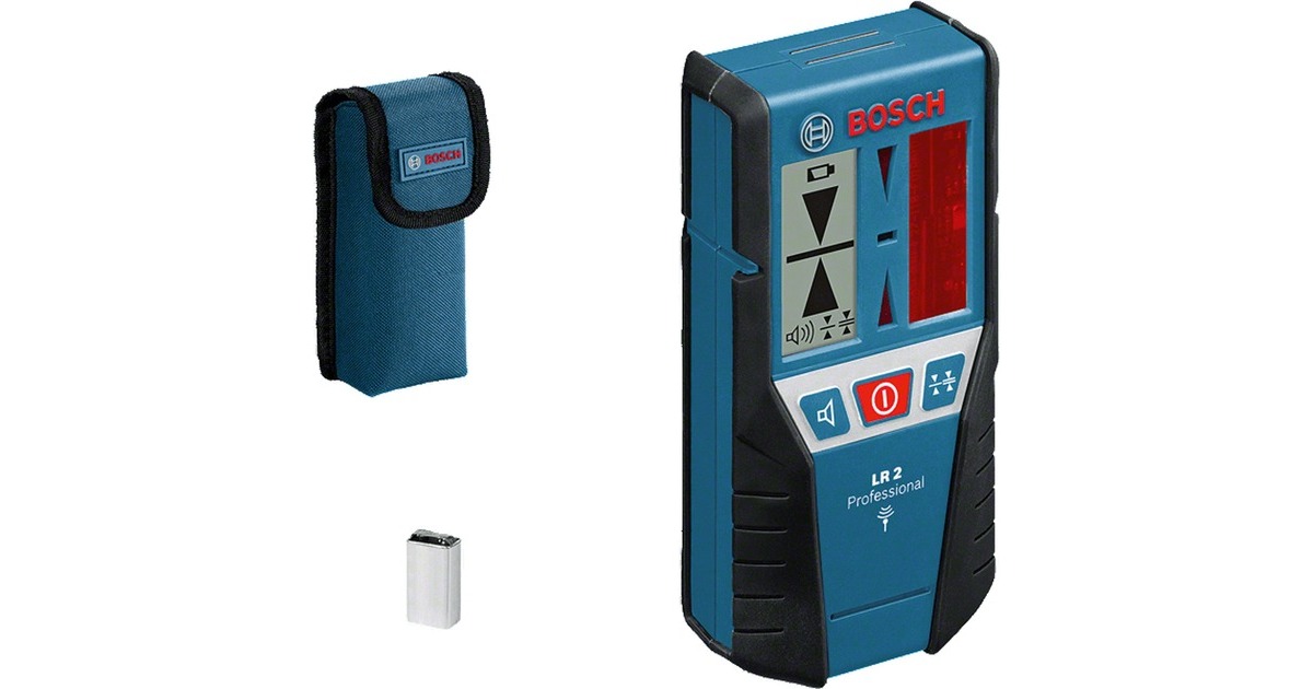 Bosch Laser-Empfänger LR 2 Professional(blau/schwarz, für Kombi- und Linienlaser GLL 2-50 / GLL 3-50)