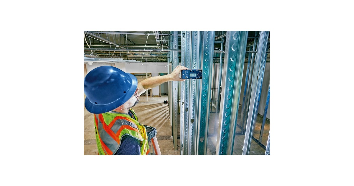 Bosch Laser-Empfänger LR 60 Professional + Halterung(blau/schwarz)