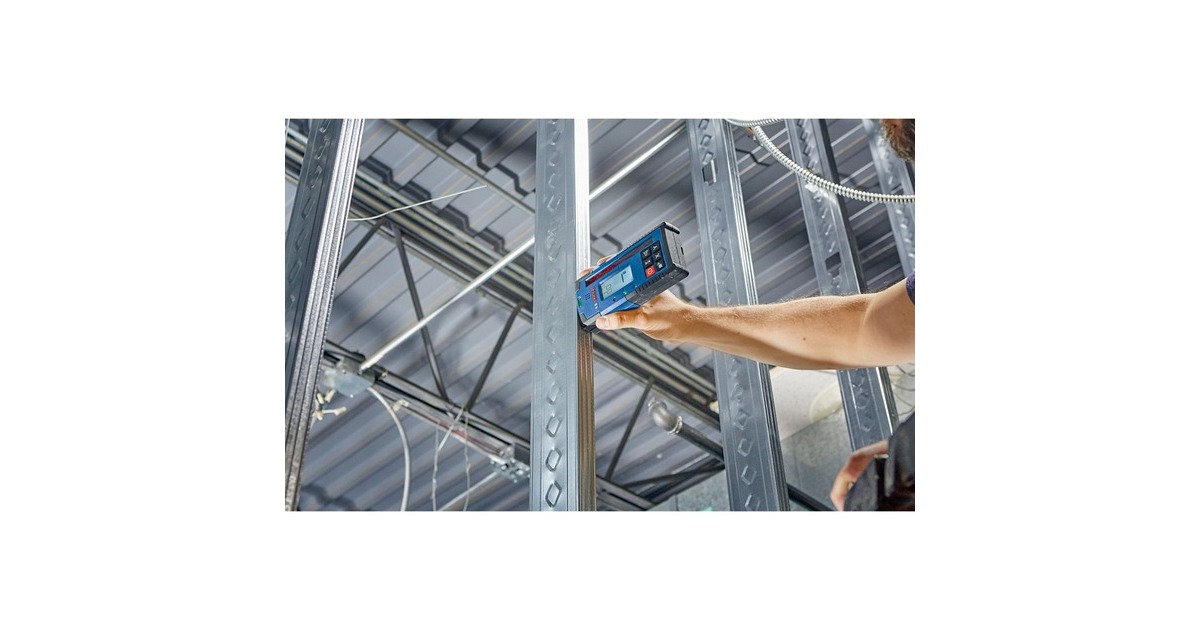 Bosch Laser-Empfänger LR 60 Professional + Halterung(blau/schwarz)