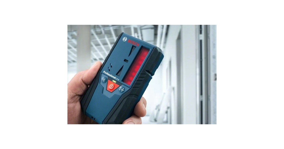 Bosch Laser-Empfänger LR 6 Professional(blau/schwarz, für Kombi- und Linienlaser GCL 2-50 C / GLL 3-80 / GLL 3-80 C)