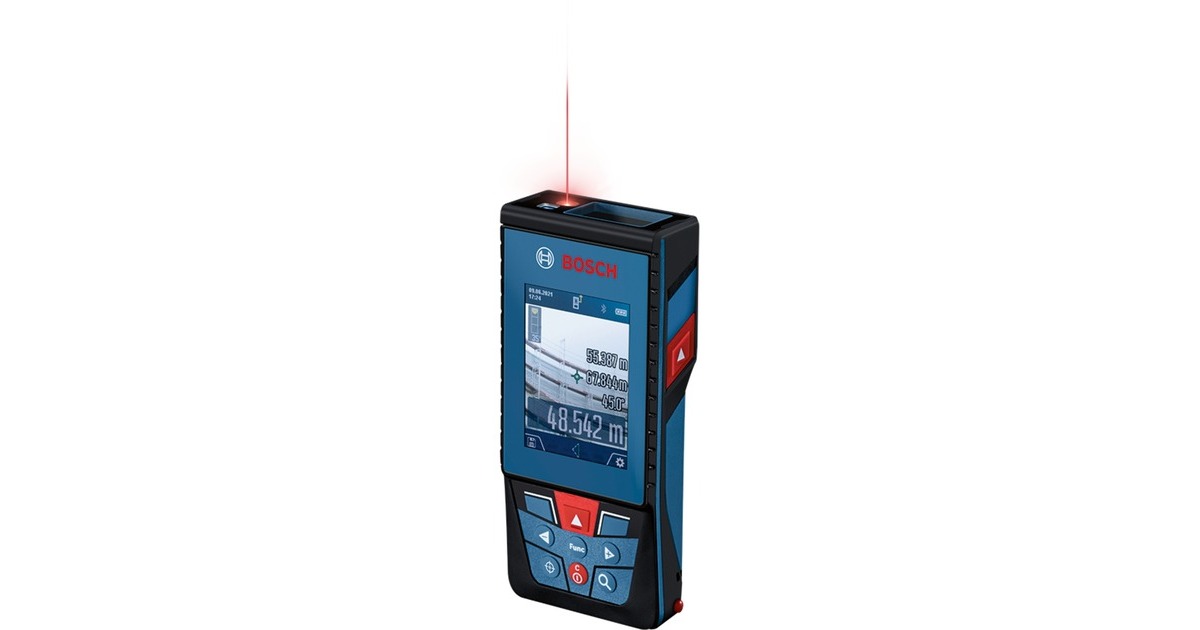Bosch Laser-Entfernungsmesser GLM 100-25 C Professional(blau/schwarz, Reichweite 100m, rote Laserlinie) Bosch Laser-Entfernungsmesser GLM 100-25 C Professional(blau/schwarz, Reichweite 100m, rote Laserlinie)