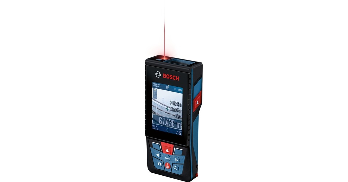 Bosch Laser-Entfernungsmesser GLM 150-27 C Professional(blau/schwarz, Reichweite 100m, rote Laserlinie) Bosch Laser-Entfernungsmesser GLM 150-27 C Professional(blau/schwarz, Reichweite 100m, rote Laserlinie)