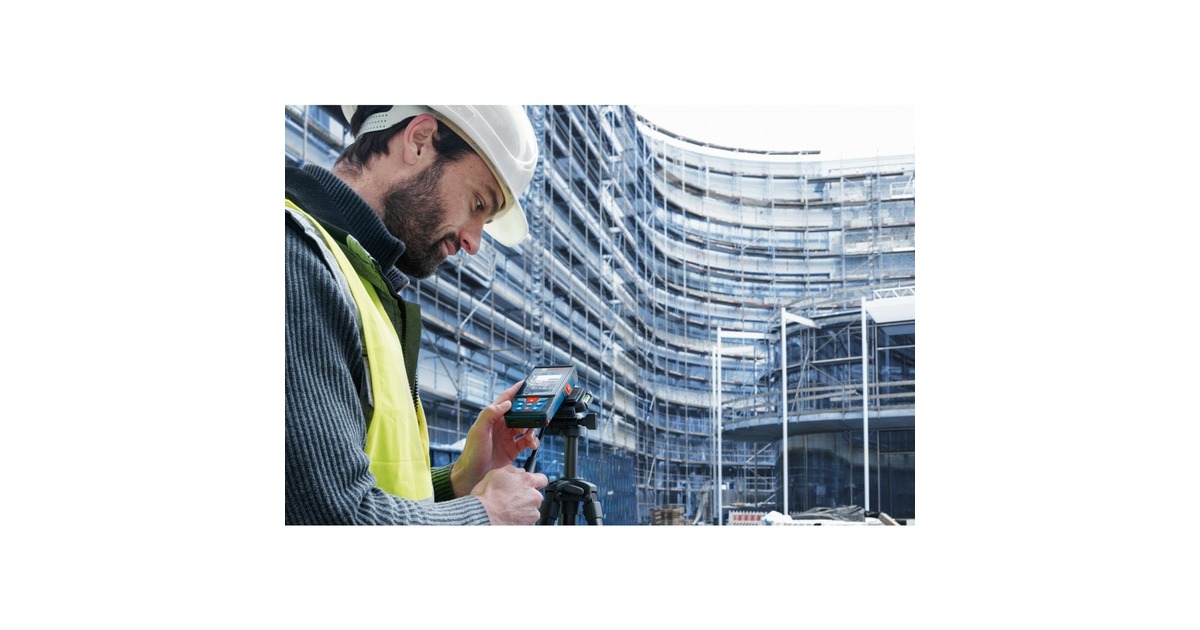 Bosch Laser-Entfernungsmesser GLM 150-27 C Professional(blau/schwarz, Reichweite 100m, rote Laserlinie)