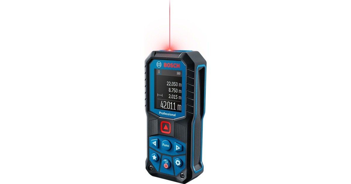 Bosch Laser-Entfernungsmesser GLM 50-22 Professional(blau/schwarz, Reichweite 50m, rote Laserlinie) Bosch Laser-Entfernungsmesser GLM 50-22 Professional(blau/schwarz, Reichweite 50m, rote Laserlinie)