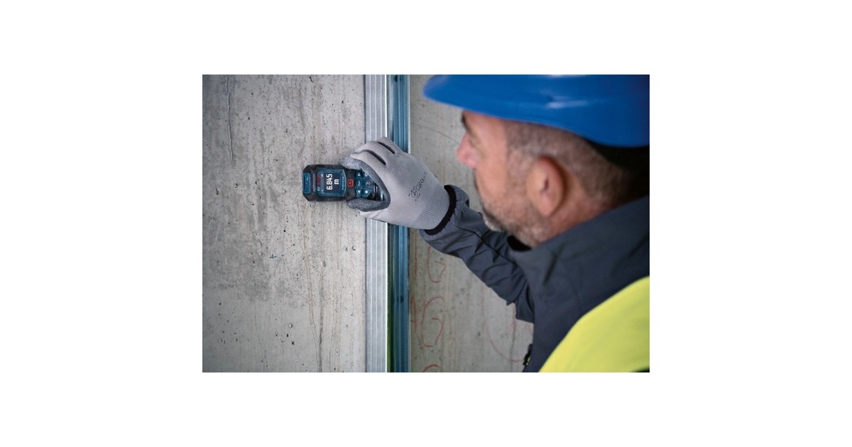 Bosch Laser-Entfernungsmesser GLM 50-22 Professional(blau/schwarz, Reichweite 50m, rote Laserlinie)
