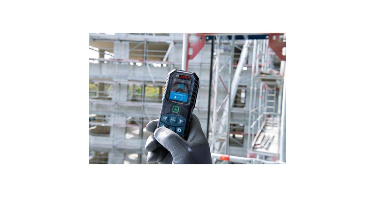 Bosch Laser-Entfernungsmesser GLM 50-25 G Professional(blau/schwarz, Reichweite 50m, grüne Laserlinie)