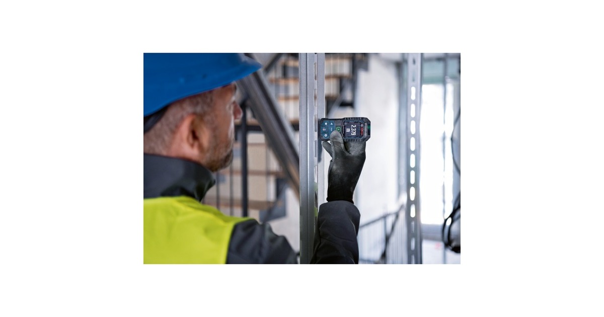 Bosch Laser-Entfernungsmesser GLM 50-25 G Professional(blau/schwarz, Reichweite 50m, grüne Laserlinie)