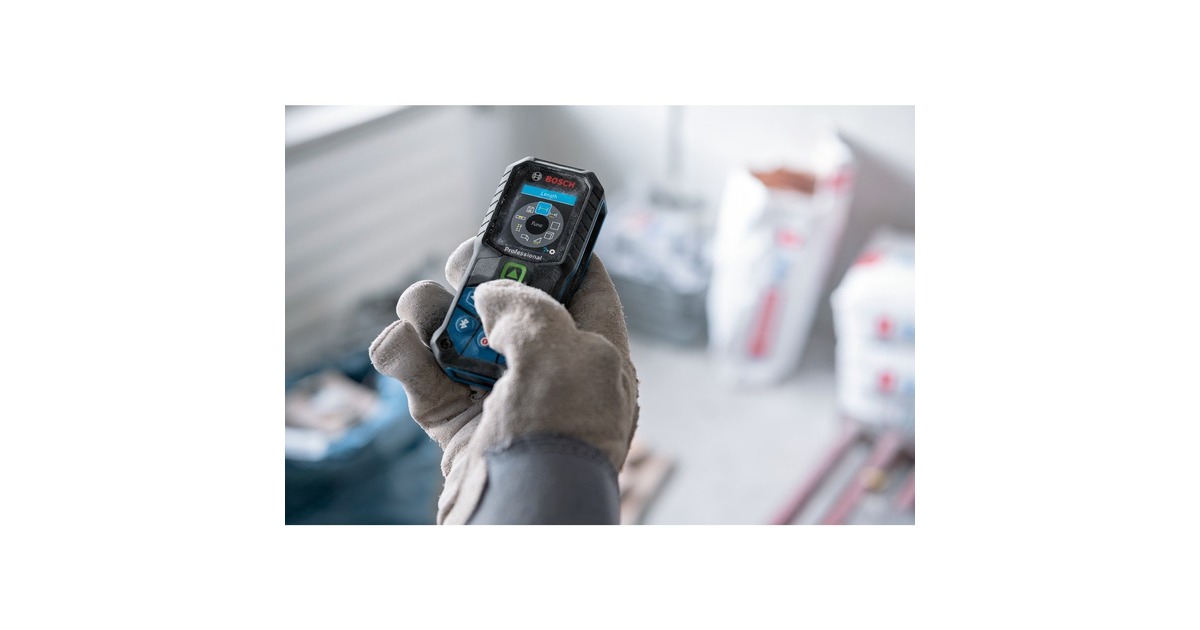Bosch Laser-Entfernungsmesser GLM 50-27 CG Professional(blau/schwarz, Li-Ion-Akku 3,7V 1Ah, Reichweite 50m, grüne Laserlinie)