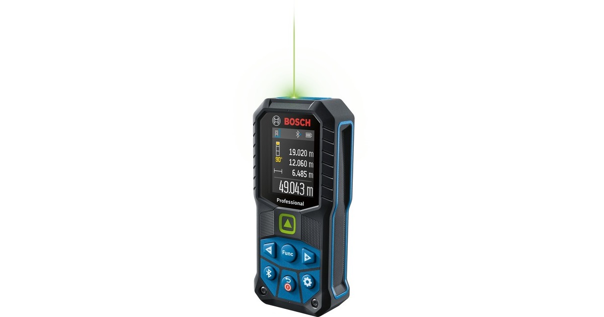Bosch Laser-Entfernungsmesser GLM 50-27 CG Professional(blau/schwarz, Reichweite 50m, grüne Laserlinie)
