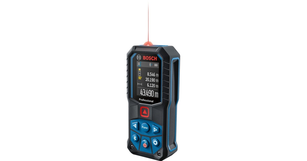 Bosch Laser-Entfernungsmesser GLM 50-27 C Professional(blau/schwarz, Reichweite 50m, rote Laserlinie)