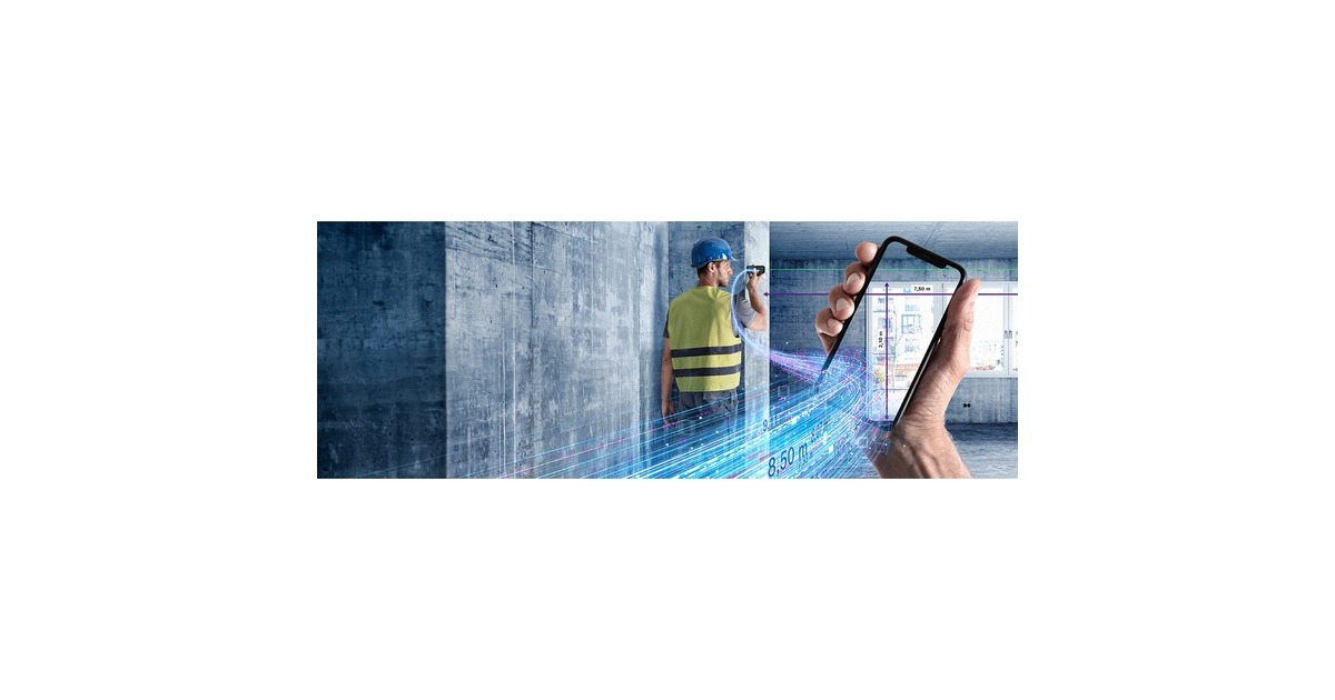 Bosch Laser-Entfernungsmesser GLM 50-27 C Professional(blau/schwarz, Reichweite 50m, rote Laserlinie)