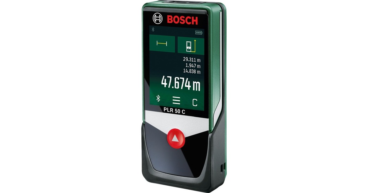 Bosch Laser-Entfernungsmesser PLR 50 C(grün/schwarz, Reichweite 30m, Schutztasche, Retail) Bosch Laser-Entfernungsmesser PLR 50 C(grün/schwarz, Reichweite 30m, Schutztasche, Retail)