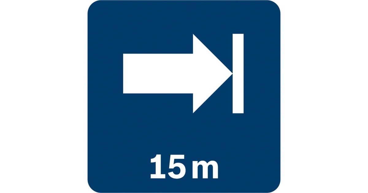 Bosch Linienlaser GLL 2-15 G Professional, Kreuzlinienlaser(blau/schwarz, grüne Laserlinien)