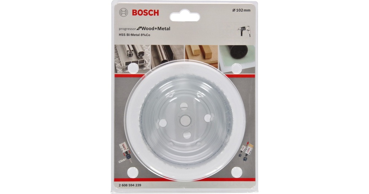 Bosch Lochsäge BiM Progressor for Wood & Metal, Ø 102mm(4