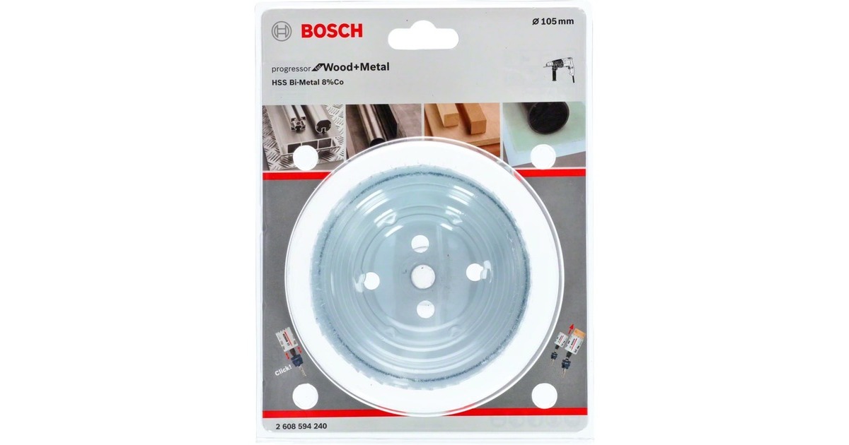 Bosch Lochsäge BiM Progressor for Wood & Metal, Ø 105mm(4.1/4")