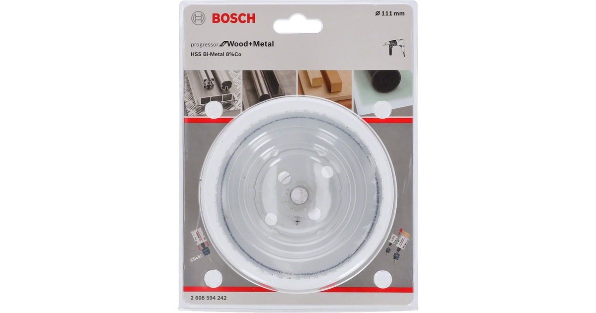 Bosch Lochsäge BiM Progressor for Wood & Metal, Ø 111mm(4.1/2")