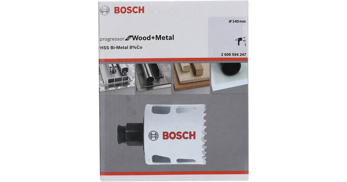 Bosch Lochsäge BiM Progressor for Wood & Metal, Ø 140mm(5.1/2