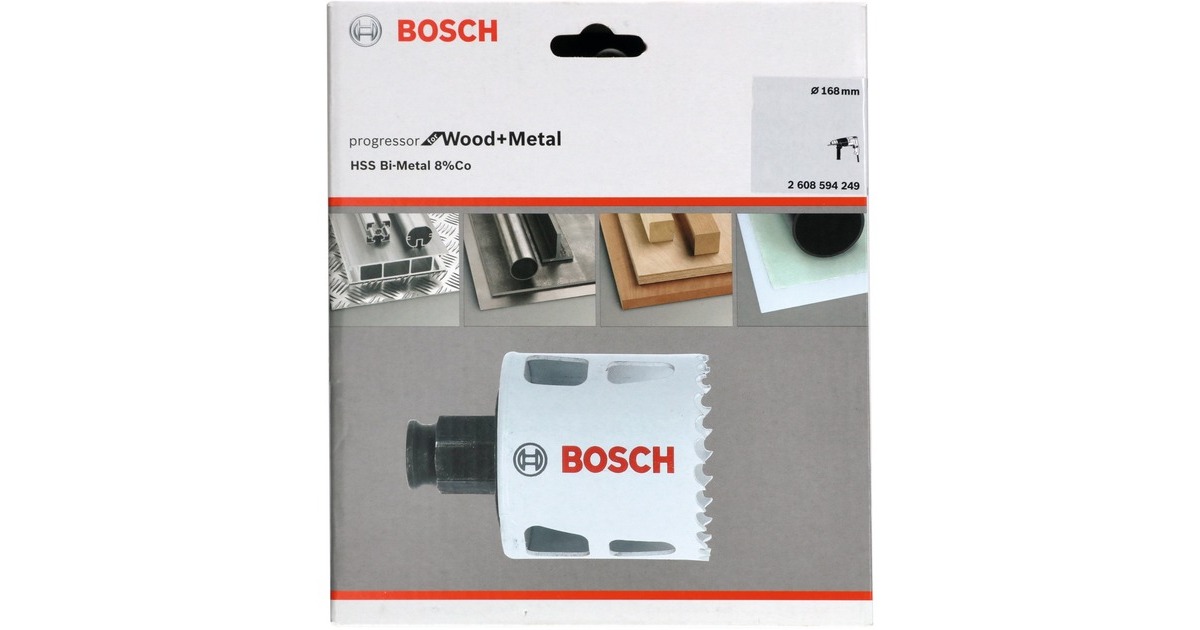 Bosch Lochsäge BiM Progressor for Wood & Metal, Ø 168mm(6.3/4