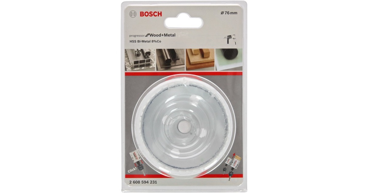 Bosch Lochsäge BiM Progressor for Wood & Metal, Ø 76mm(3