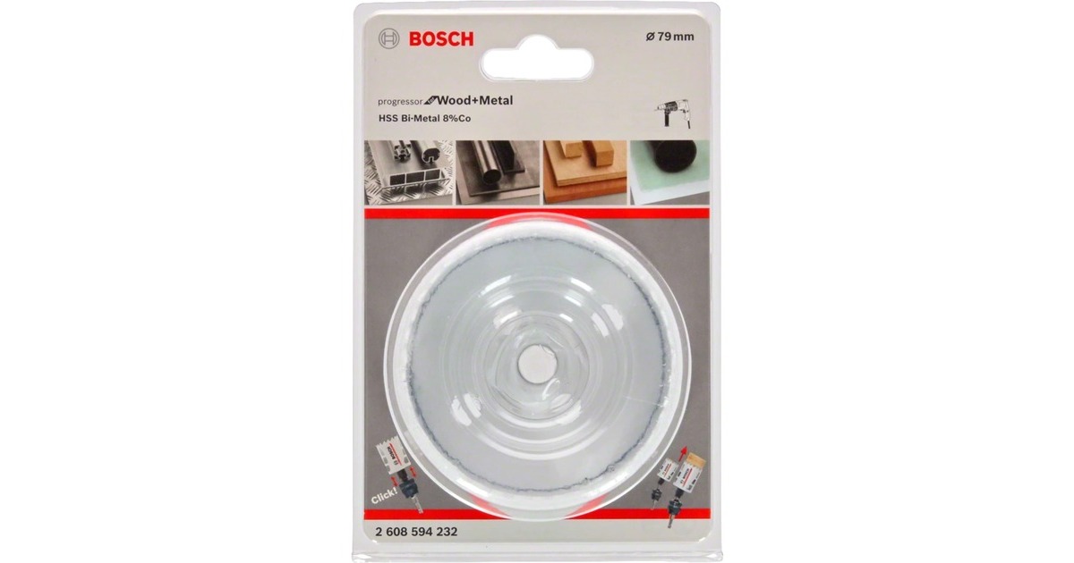 Bosch Lochsäge BiM Progressor for Wood & Metal, Ø 79mm(3.1/4")