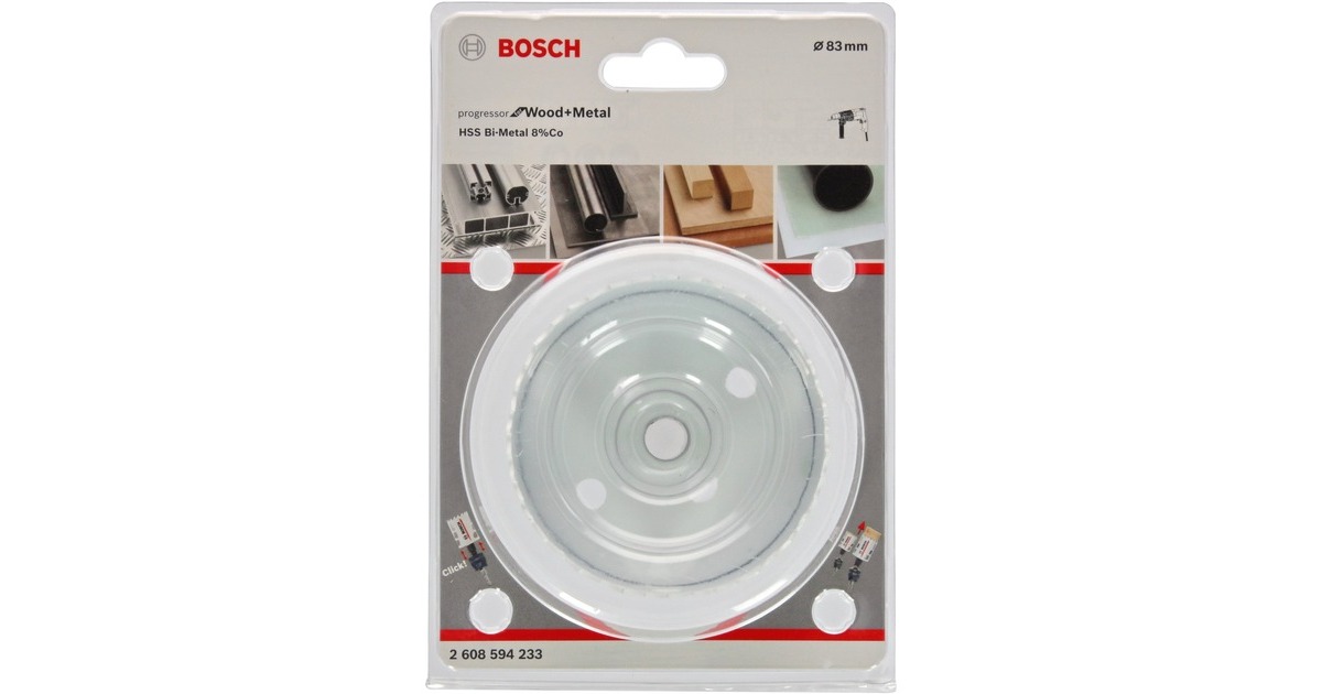 Bosch Lochsäge BiM Progressor for Wood & Metal, Ø 83mm(3.1/4