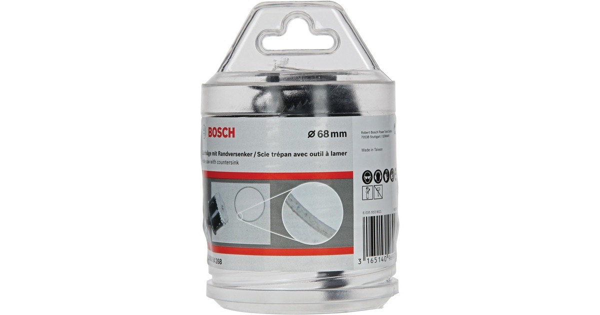 Bosch Lochsäge mit Randsenker, Ø 68mm
