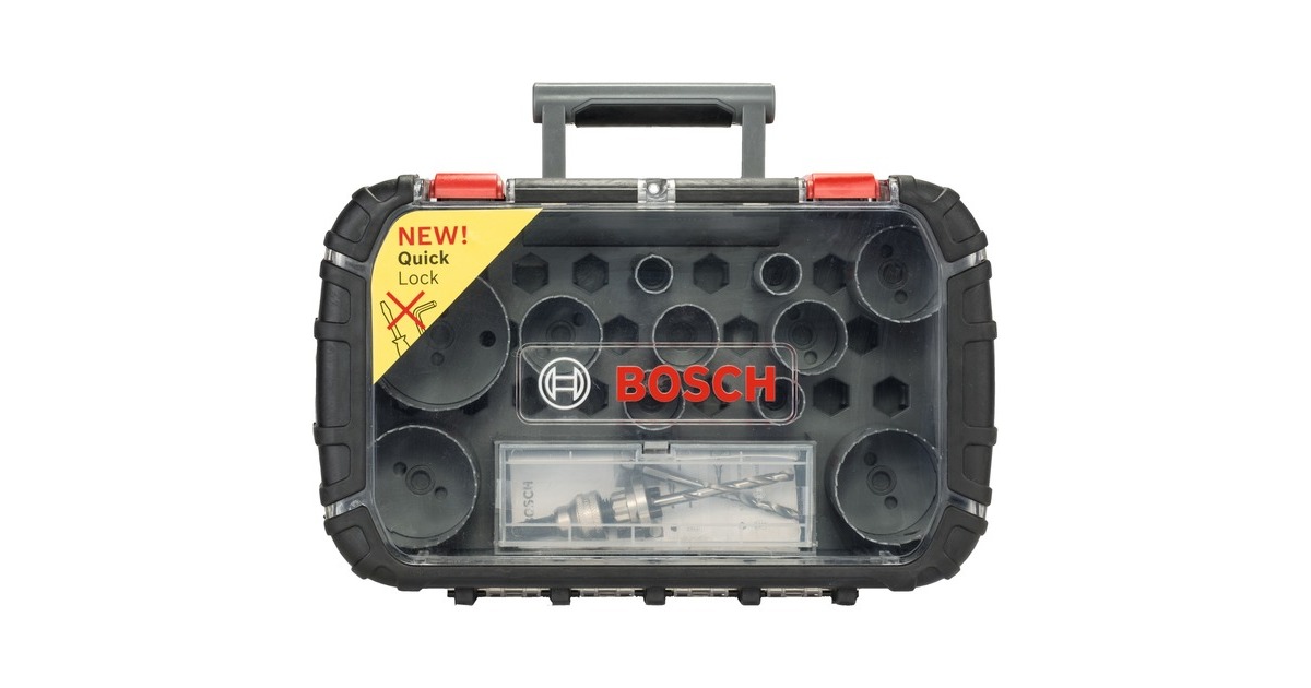 Bosch Lochsägen-Set HSS-Bimetall Elektriker, Ø 22-65mm, 11-teilig