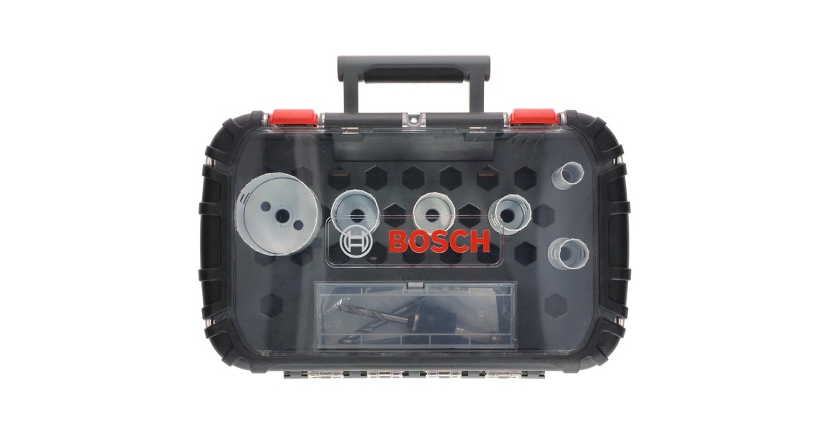 Bosch Lochsägen-Set Progressor for Wood & Metal, Ø 19- 68mm, 9-teilig(mit Power Change Adapter, Koffer)
