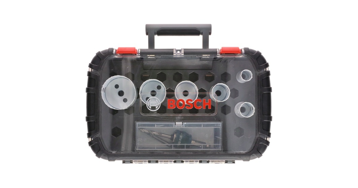 Bosch Lochsägen-Set Progressor for Wood & Metal, Ø 22- 65mm, 9-teilig(mit Power Change Adapter, Koffer)