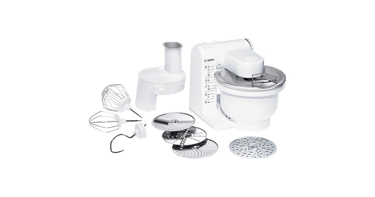 Bosch MUM4427 Küchenmaschine(weiß, 500 Watt, Retail)