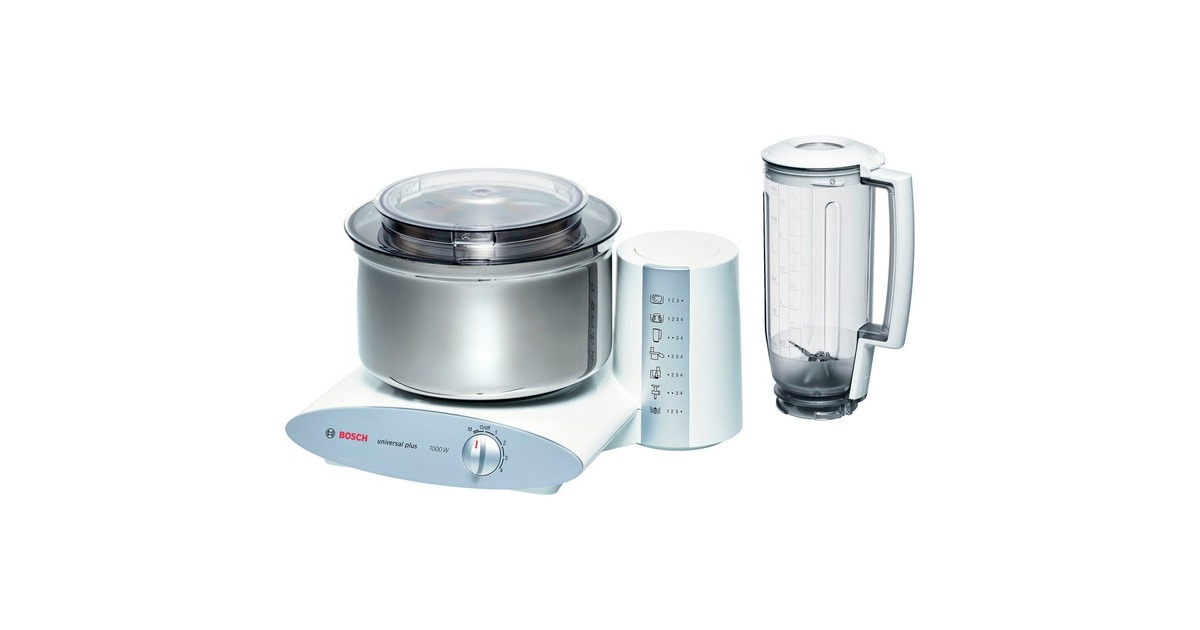 Bosch MUM6N21 universal plus Küchenmaschine(weiß/silber, 1.000 Watt)