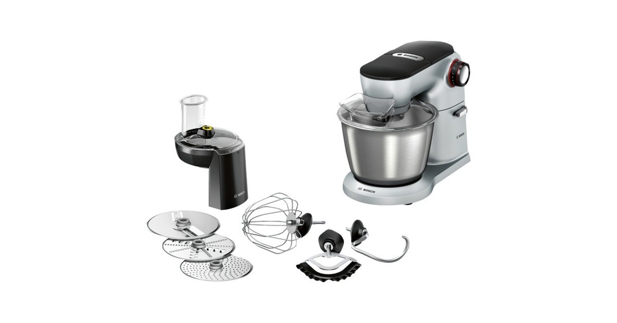 Bosch MUM9D33S11 Küchenmaschine OptiMUM(silber/schwarz, 1.600 Watt, Serie 8)