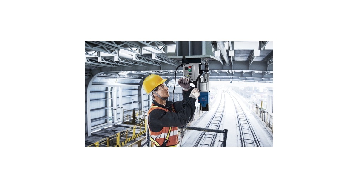 Bosch Magnet-Kernbohrmaschine GBM 50-2 Professional(blau, 1.200 Watt, Koffer)