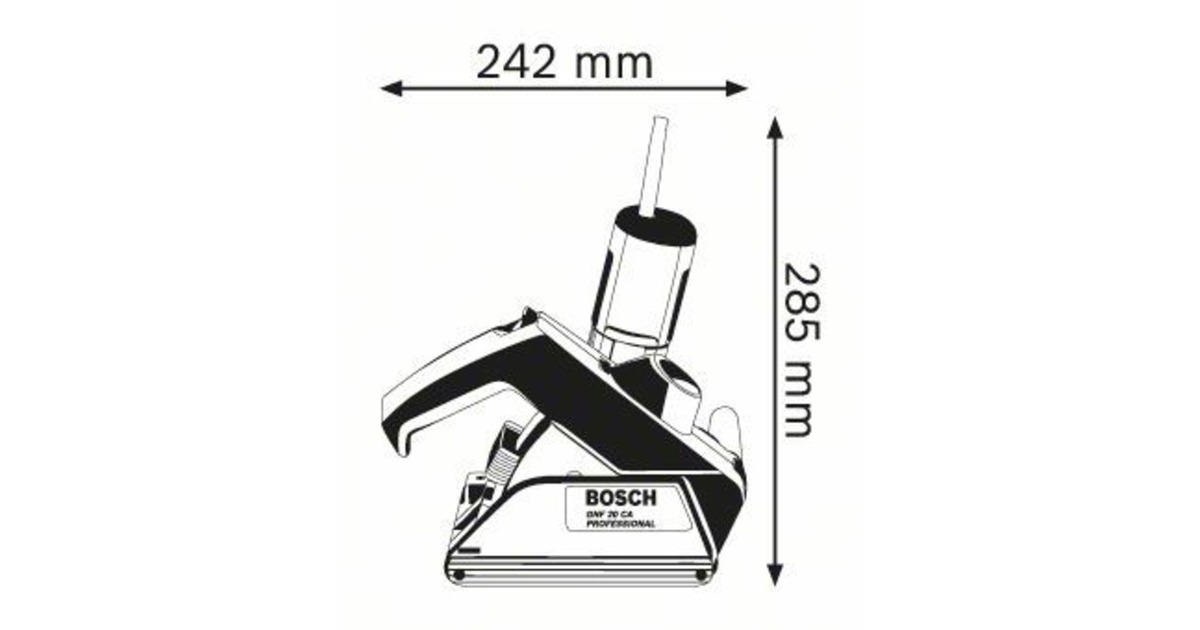 Bosch Mauer-Nutfräse GNF 20 CA(blau/schwarz, 900 Watt, Koffer)