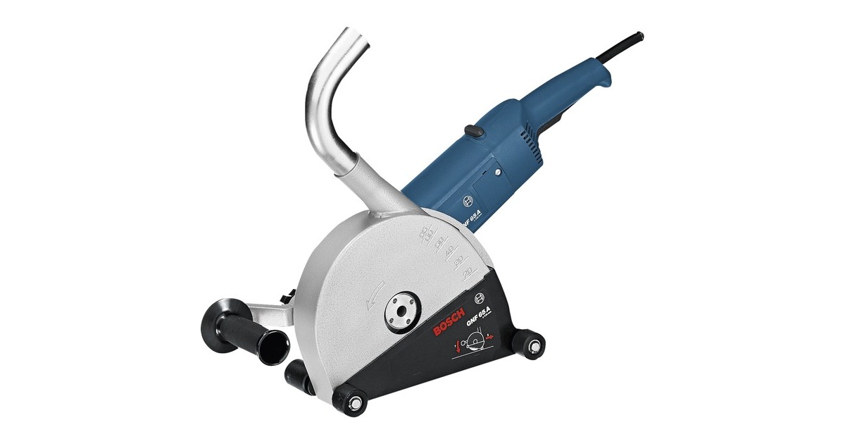 Bosch Mauer-Nutfräse GNF 65 A(blau, 2.400 Watt, Koffer)