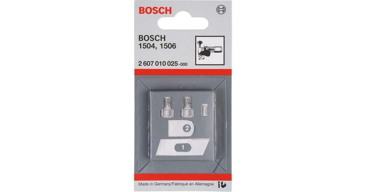 Bosch Messersatz für Bleche, F 1504, 1506