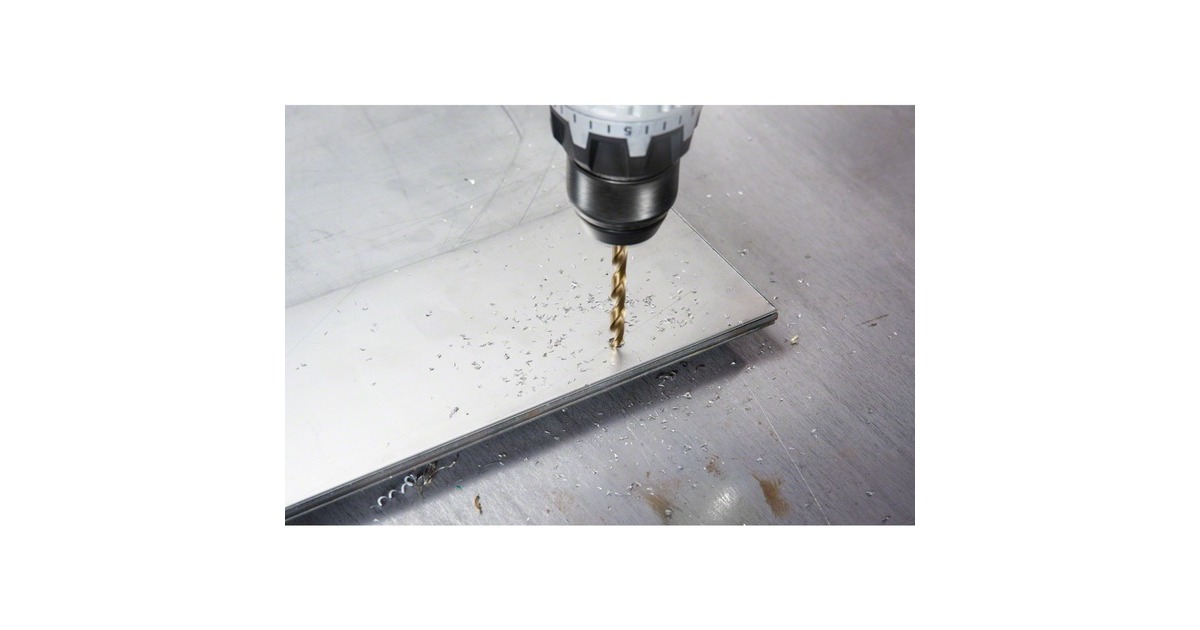 Bosch Metall-Spiralbohrer HSS-Co, Ø 6,5mm(10 Stück, Arbeitslänge 63mm)