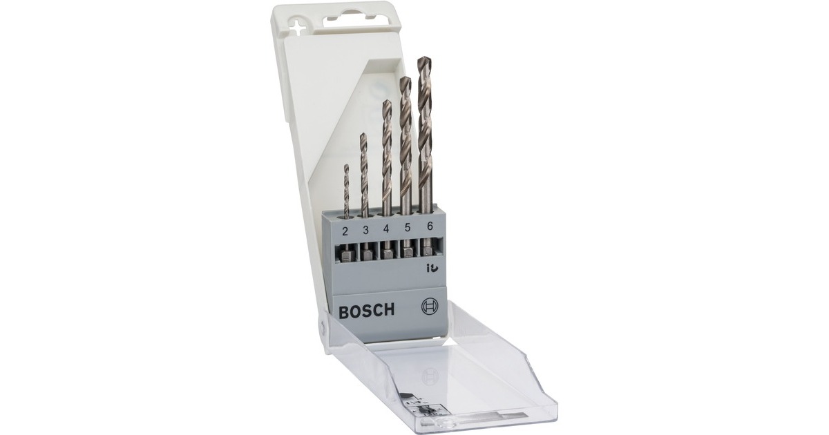 Bosch Metallbohrer-Satz HSS-G, 5-teilig(Ø 2mm - 6mm)