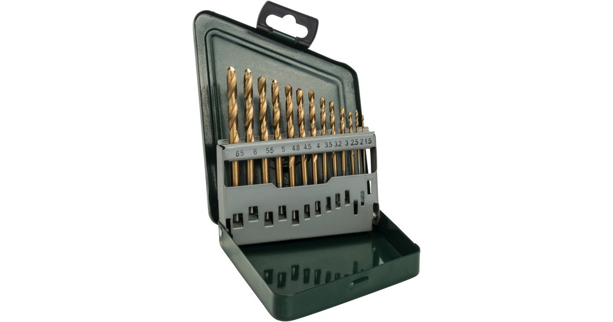 Bosch Metallbohrer-Satz Titanium, 13-teilig(grün)