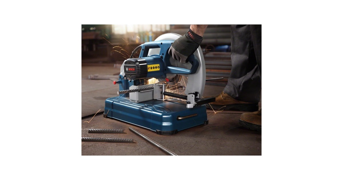 Bosch Metalltrennsäge GCO 14-24 J Professional, Kapp-und Gehrungssäge(blau, 2.400 Watt)