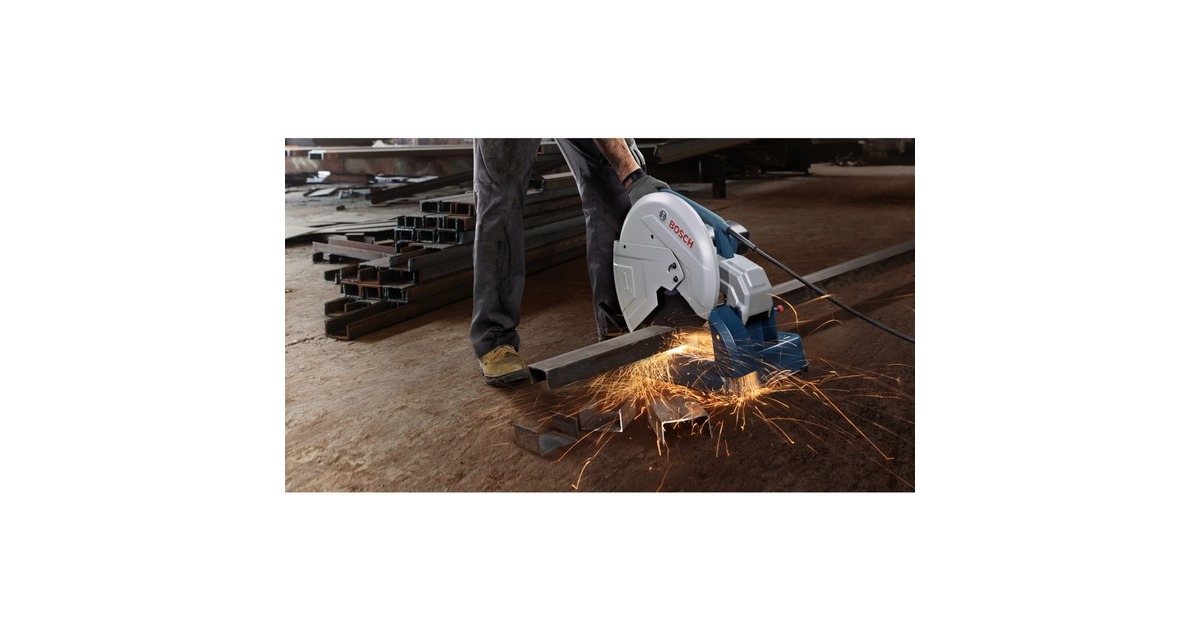 Bosch Metalltrennsäge GCO 14-24 J Professional, Kapp-und Gehrungssäge(blau, 2.400 Watt)