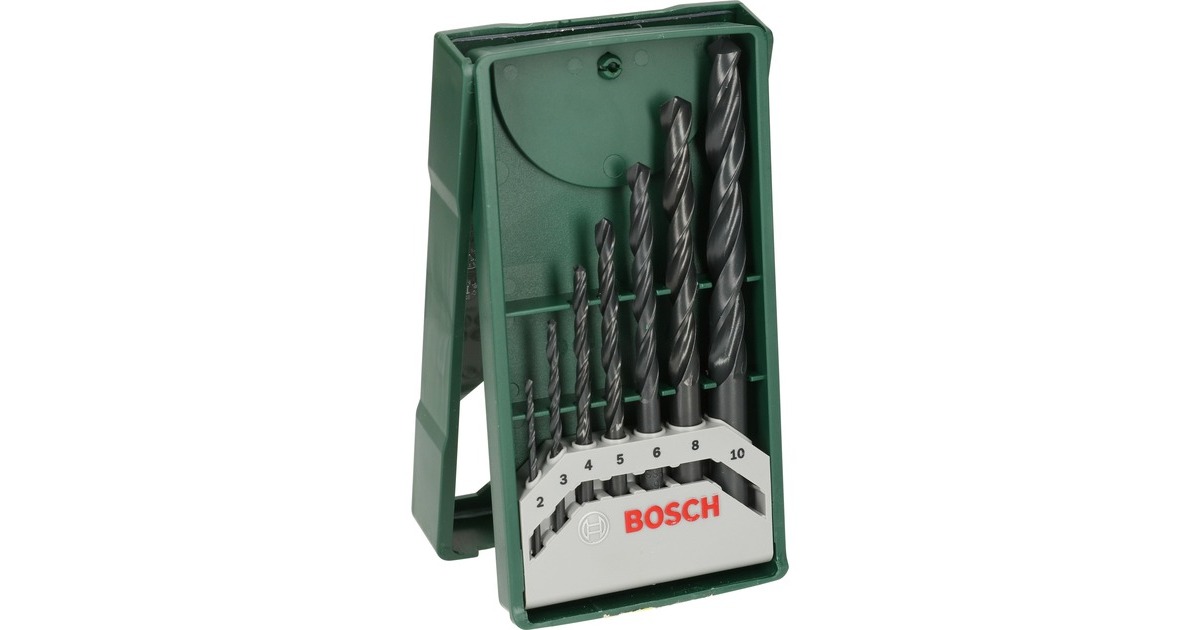 Bosch Mini X-Line Metallbohrer-Satz, 7-teilig(grün)