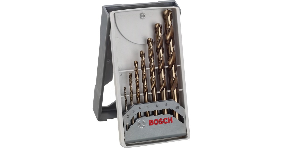 Bosch Mini X-Line Metallbohrer-Set HSS-Co, 7-teilig, Bohrer-Satz