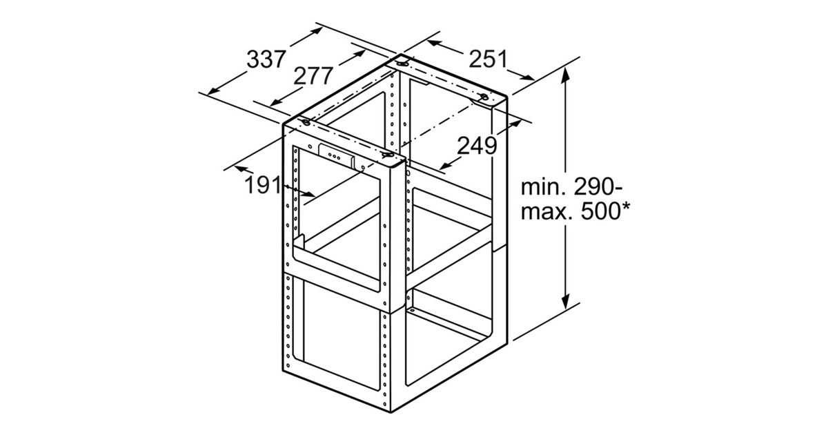 Bosch Montageturmverlängerung DHZ1251(500 mm)
