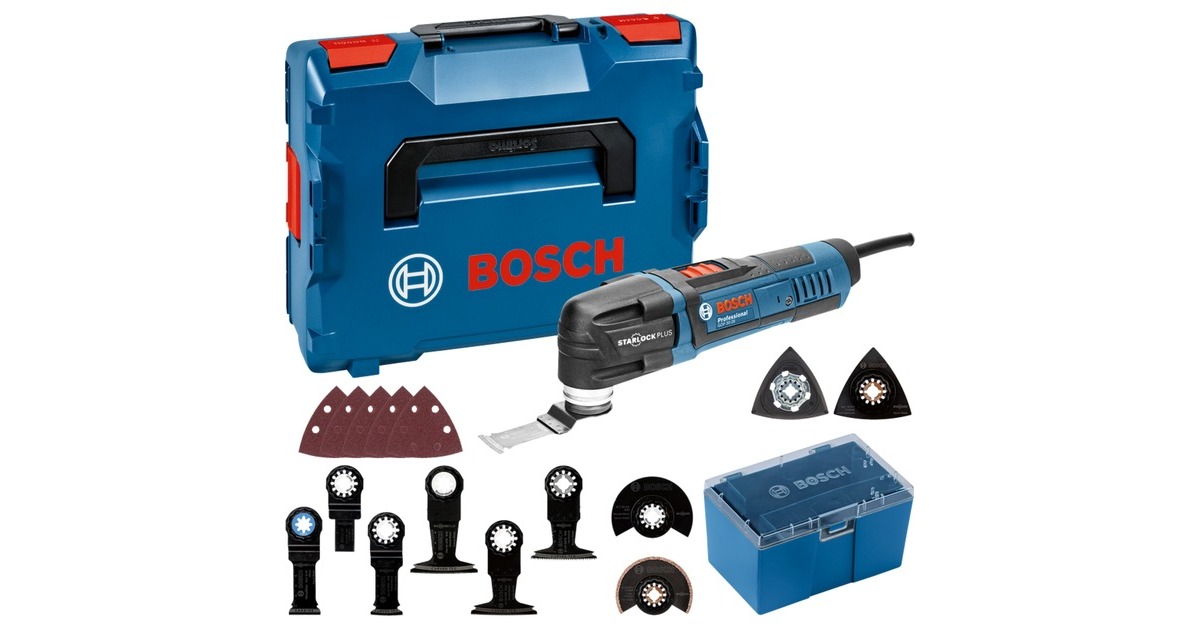 Bosch Multi-Cutter GOP 30-28 Professional, Multifunktions-Werkzeug(blau/schwarz, L-BOXX, 300 Watt, inkl. Zubehör) Bosch Multi-Cutter GOP 30-28 Professional, Multifunktions-Werkzeug(blau/schwarz, L-BOXX, 300 Watt, inkl. Zubehör)