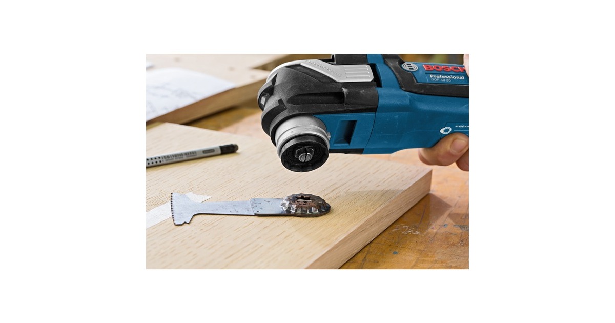 Bosch Multi-Cutter GOP 40-30 Professional, Multifunktions-Werkzeug(blau/schwarz, 400 Watt)