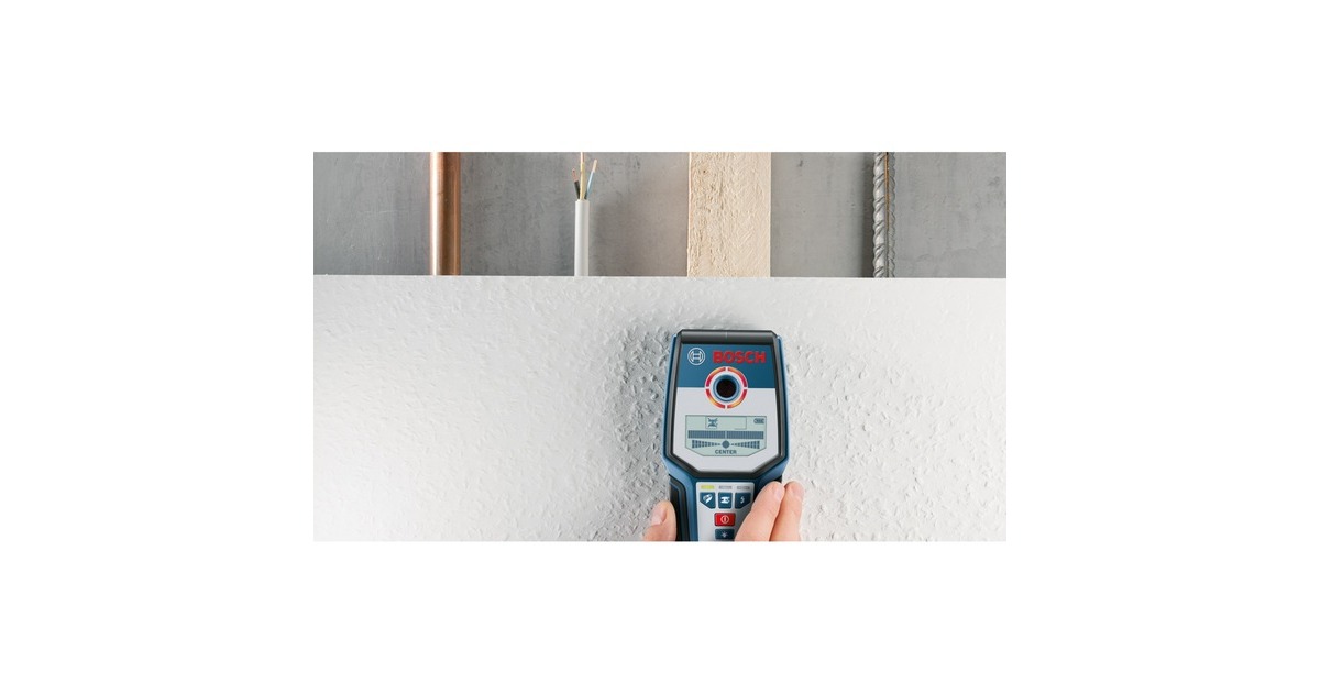 Bosch Multidetektor GMS 120 Professional, Ortungsgerät(blau/schwarz, Schutztasche)