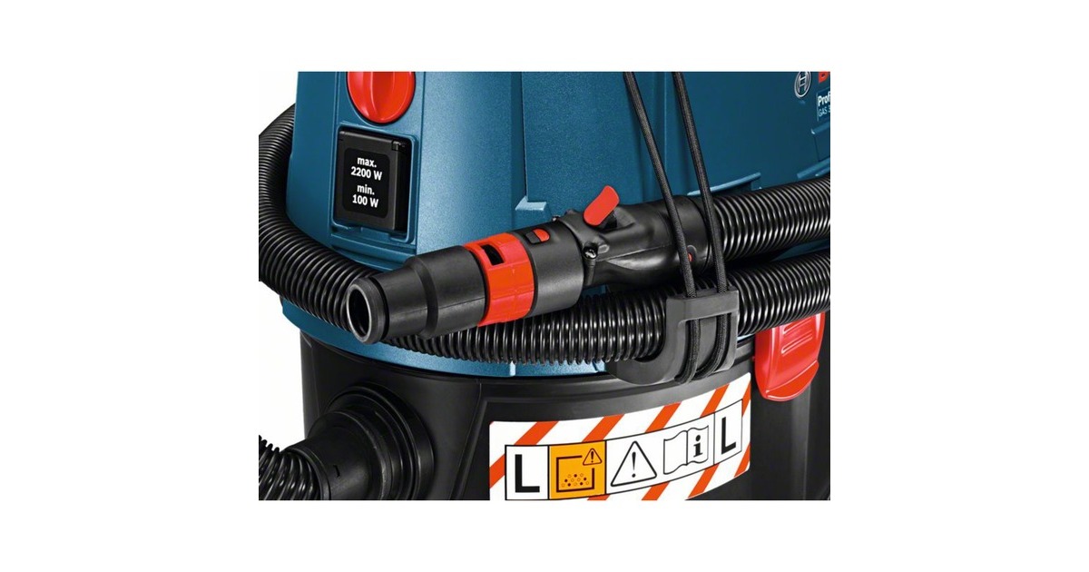 Bosch Nass-/Trockensauger GAS 35 L SFC+(blau, mit Zubehör-Set)