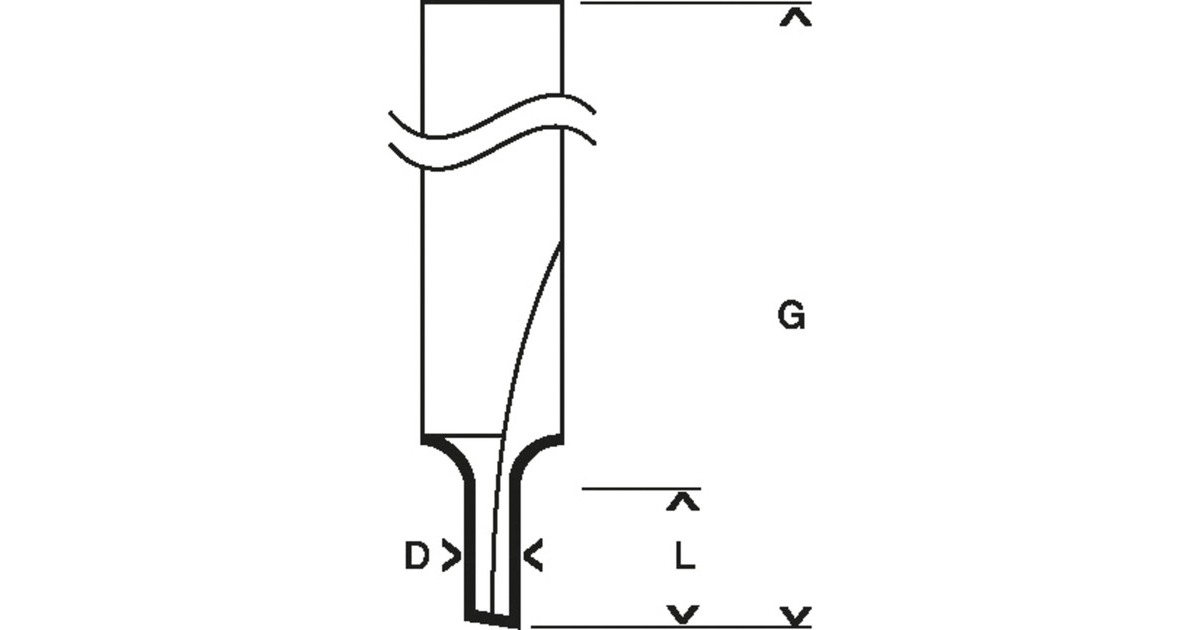 Bosch Nutfräser Standard for Wood, Ø 3mm, Arbeitslänge 8mm(Schaft Ø 8mm, einschneidig)